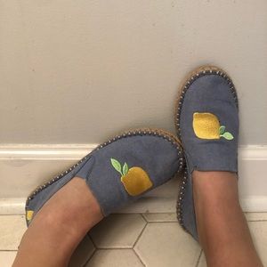 Super fun lemon slide ons!